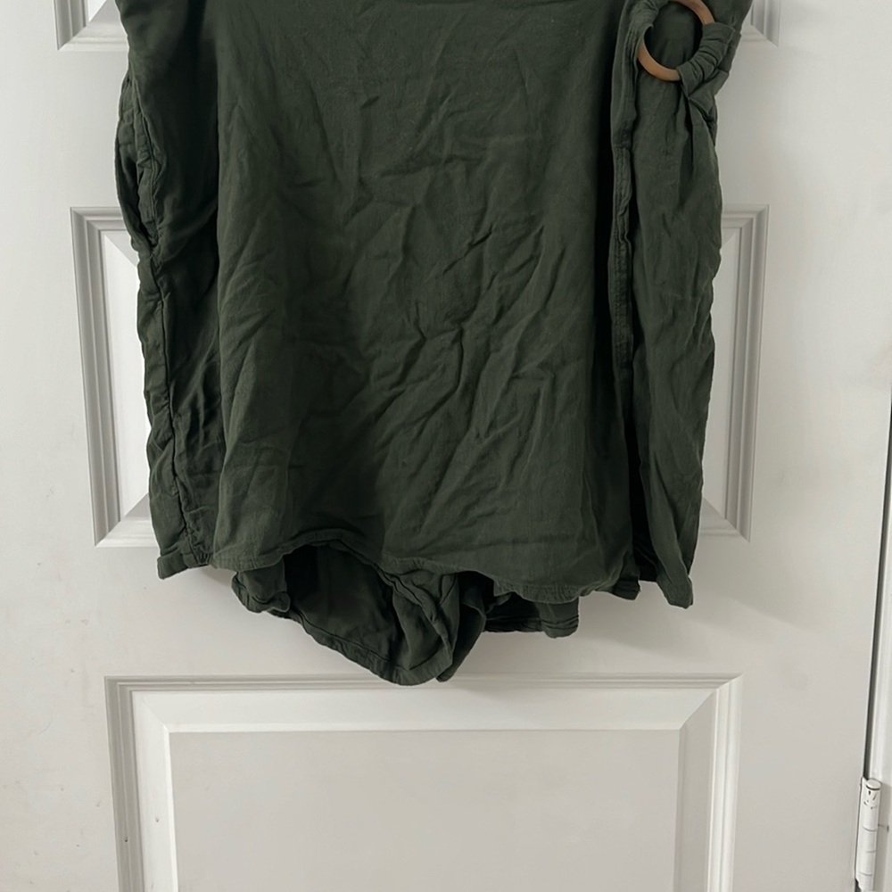 Torrid Green Wrap Skort